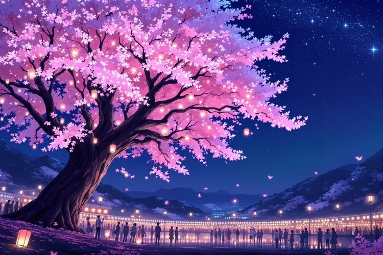 夜樱赏花特别放送 活动图